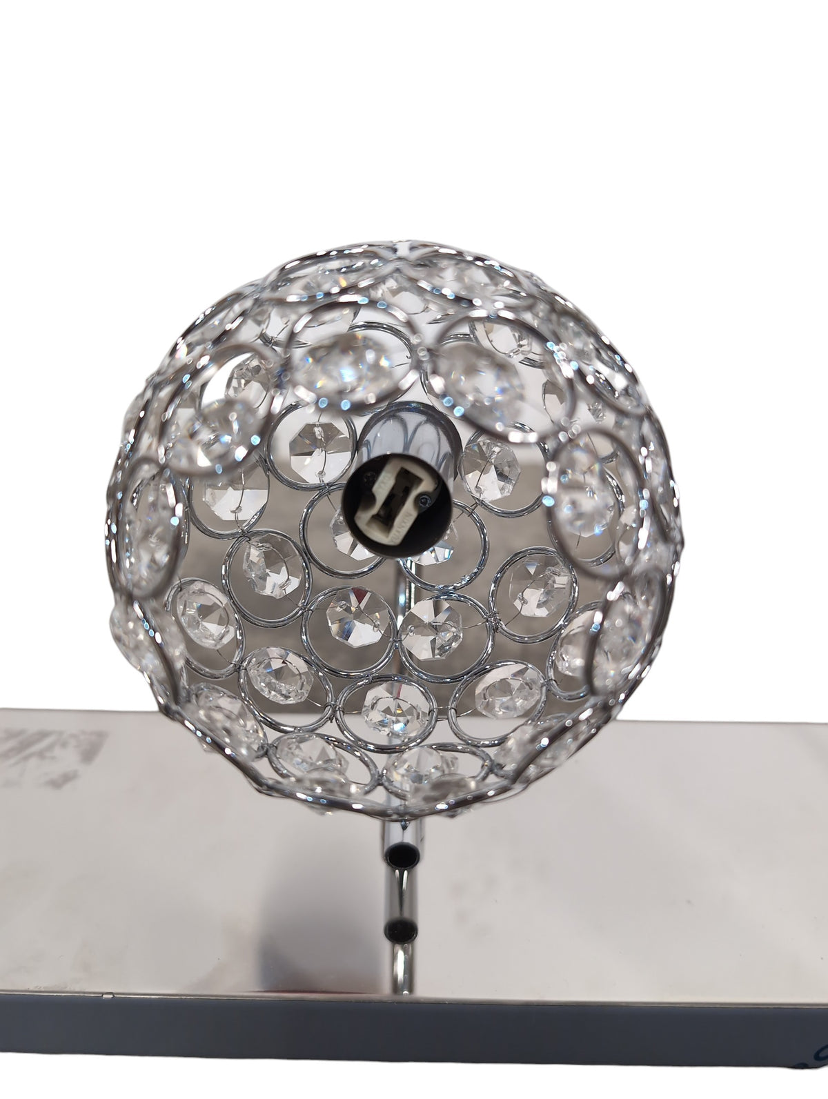 Chrome 6-Bulb Wall Light Fixture