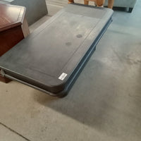48"W Slate Gray Wooden Coffee Table