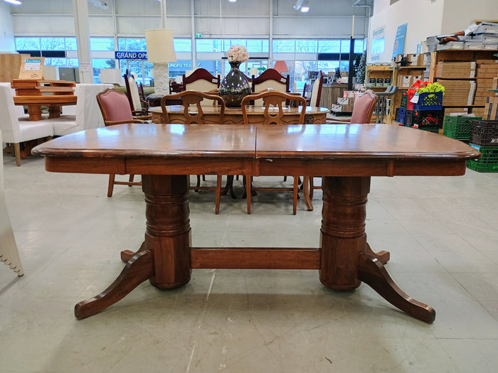 Solid Wood Dining Table with 5 Chairs