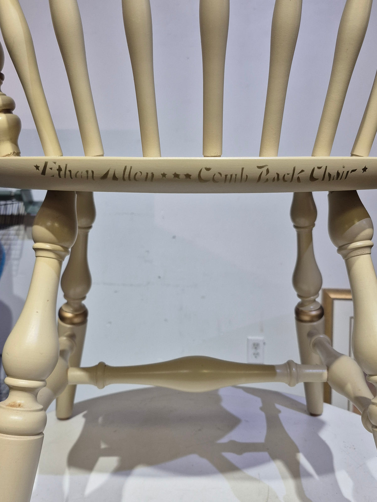 Ethan Allen Comb Back Chair