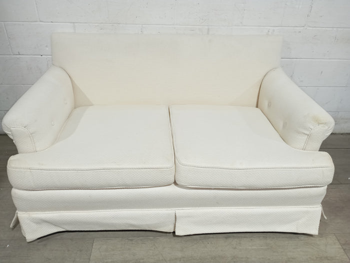 White Upholstered Sofa
