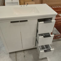 37"W Bathroom Vanity with Sink