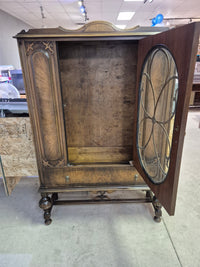 Antique Walnut China Cabinet