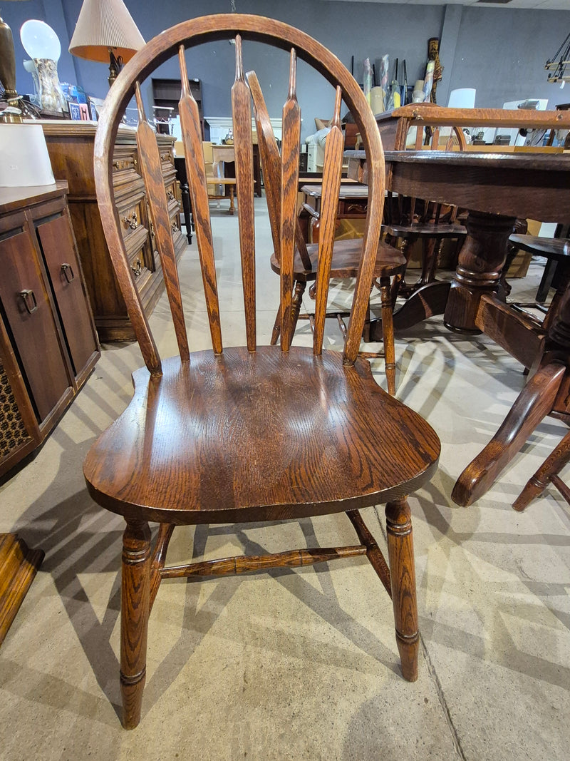 Solid Oak Dining Set w/6 chairs