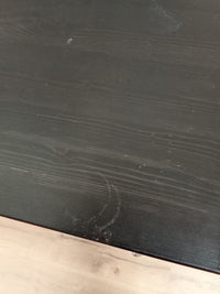 15.5"W End Table in Black Painted Wood