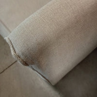 81"W Large Love Seat in Gray Fabric