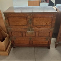 33"W Oak Utility Cabinet