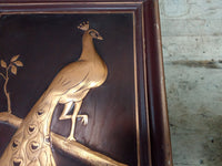 Copper Peacock Wall Art