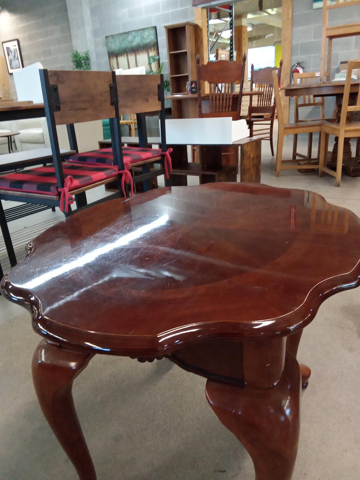 23"W Art Deco Style Side Table