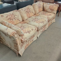 86"W 3-Seat Sofa in Floral Print Fabric