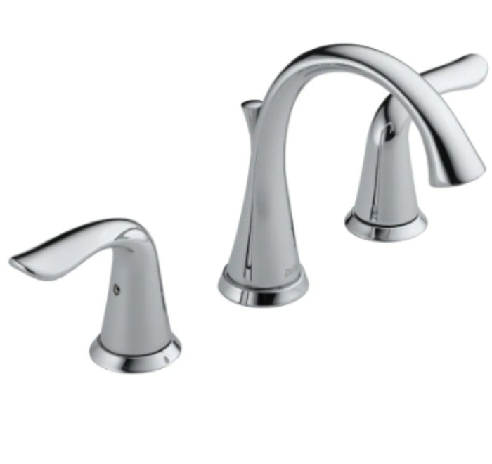 Delta 2 Handle Mid Arc Bathroom Sink Faucet