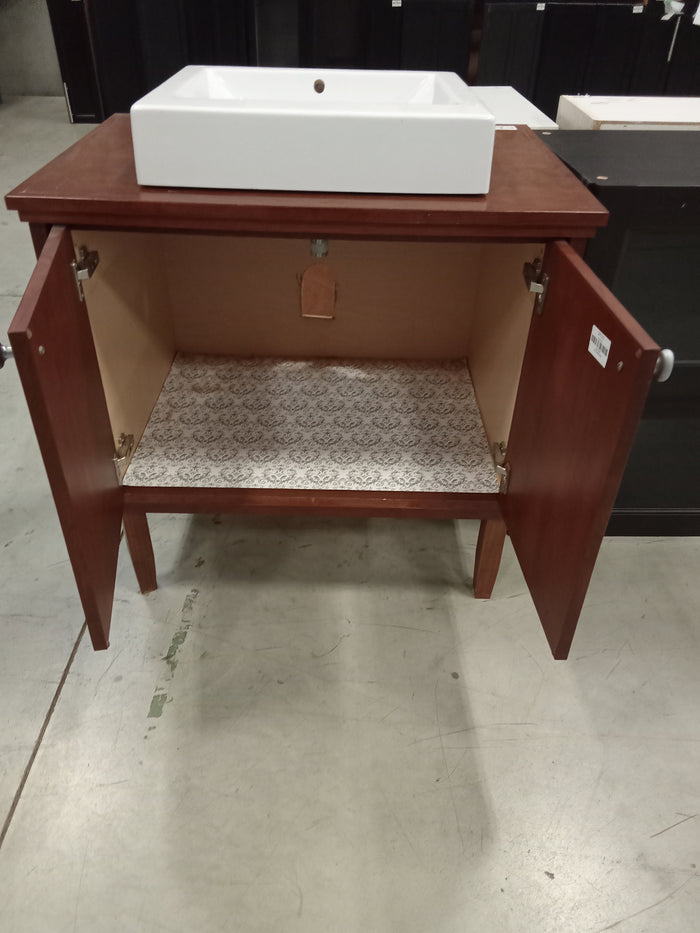 31.5"W Vanity with Countertop Sink