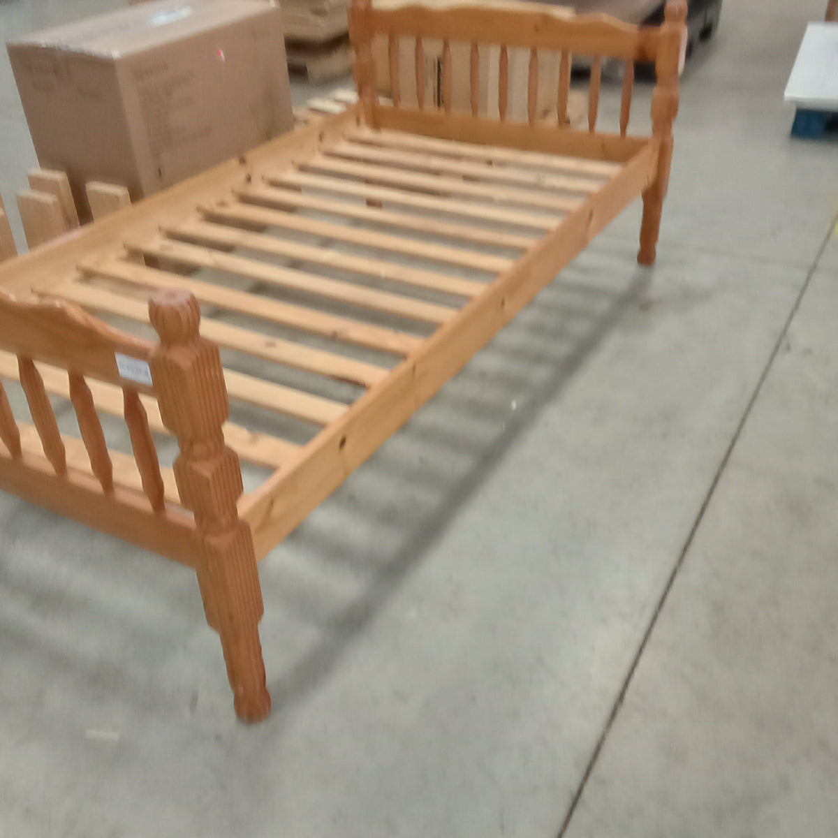 Natural Light wood Twin Wooden Bed Frame #AW18