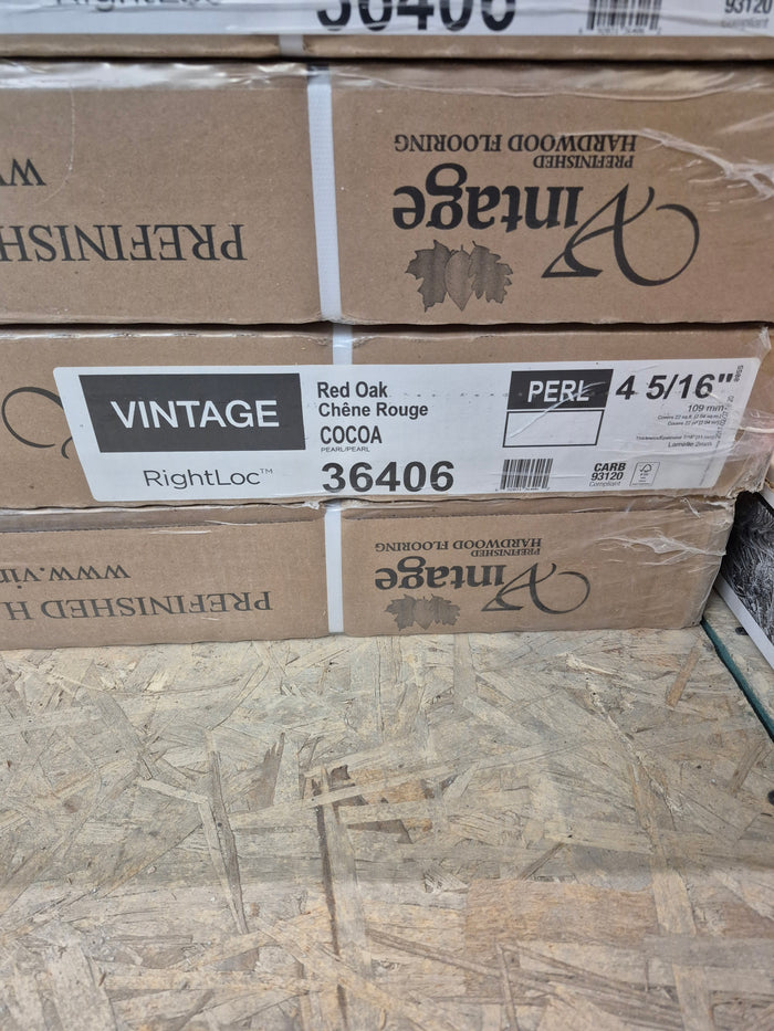 Vintage Red Oak Hardwood Flooring - Cocoa - - Aprox 350 sqft Lot
