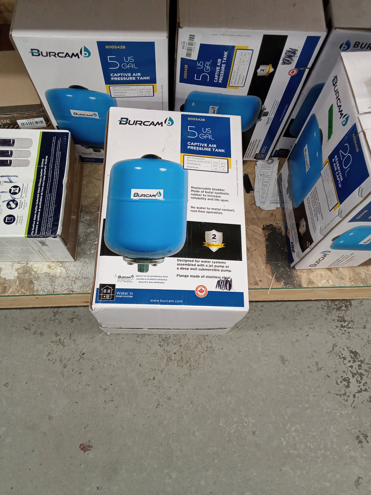 Burcam 5 US Gallon (20L) Vertical Pressure Tank