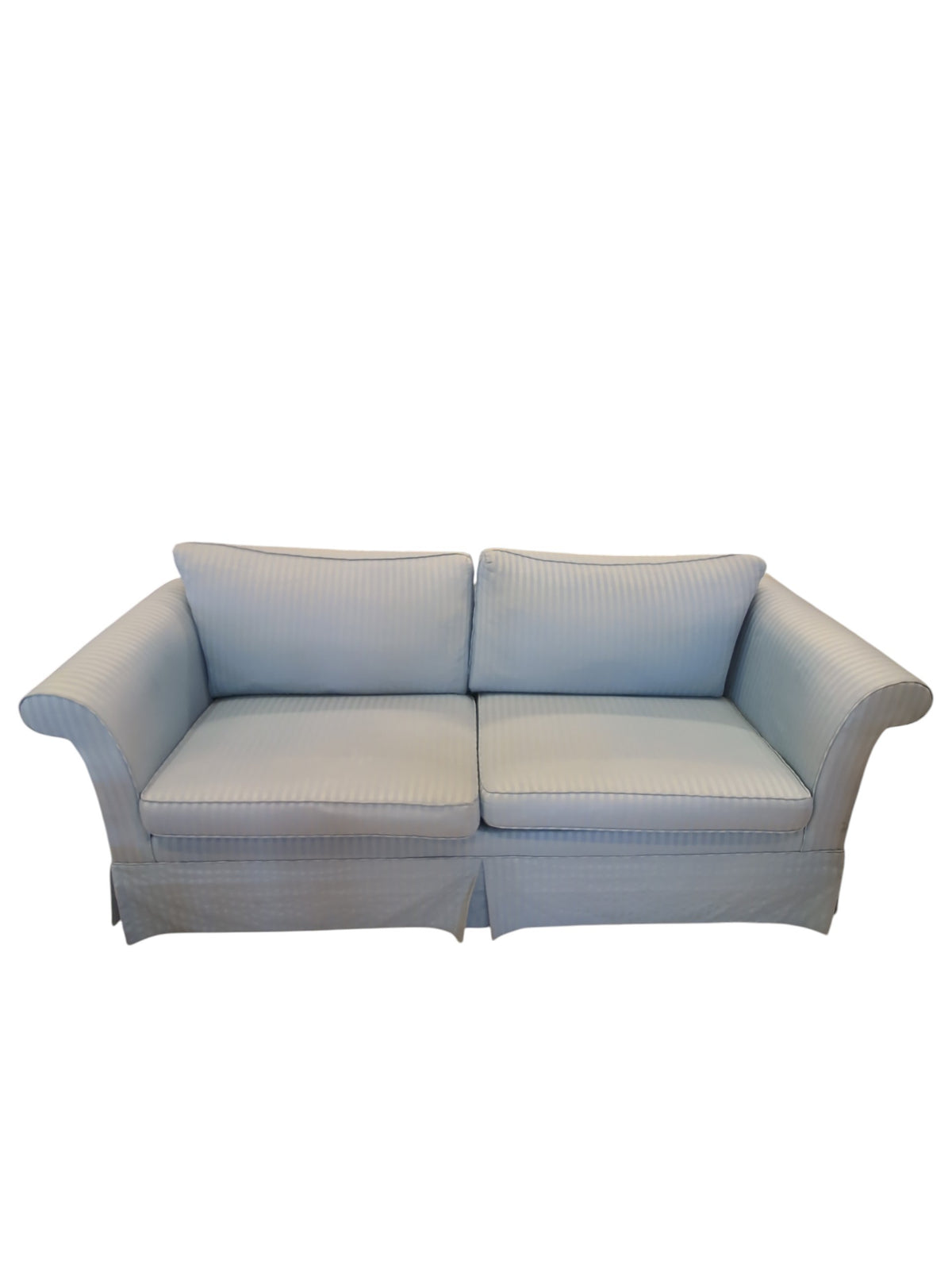 Blue Stripes Damask Sofa