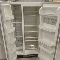 33"W Side by Side Fridge Freezer in White