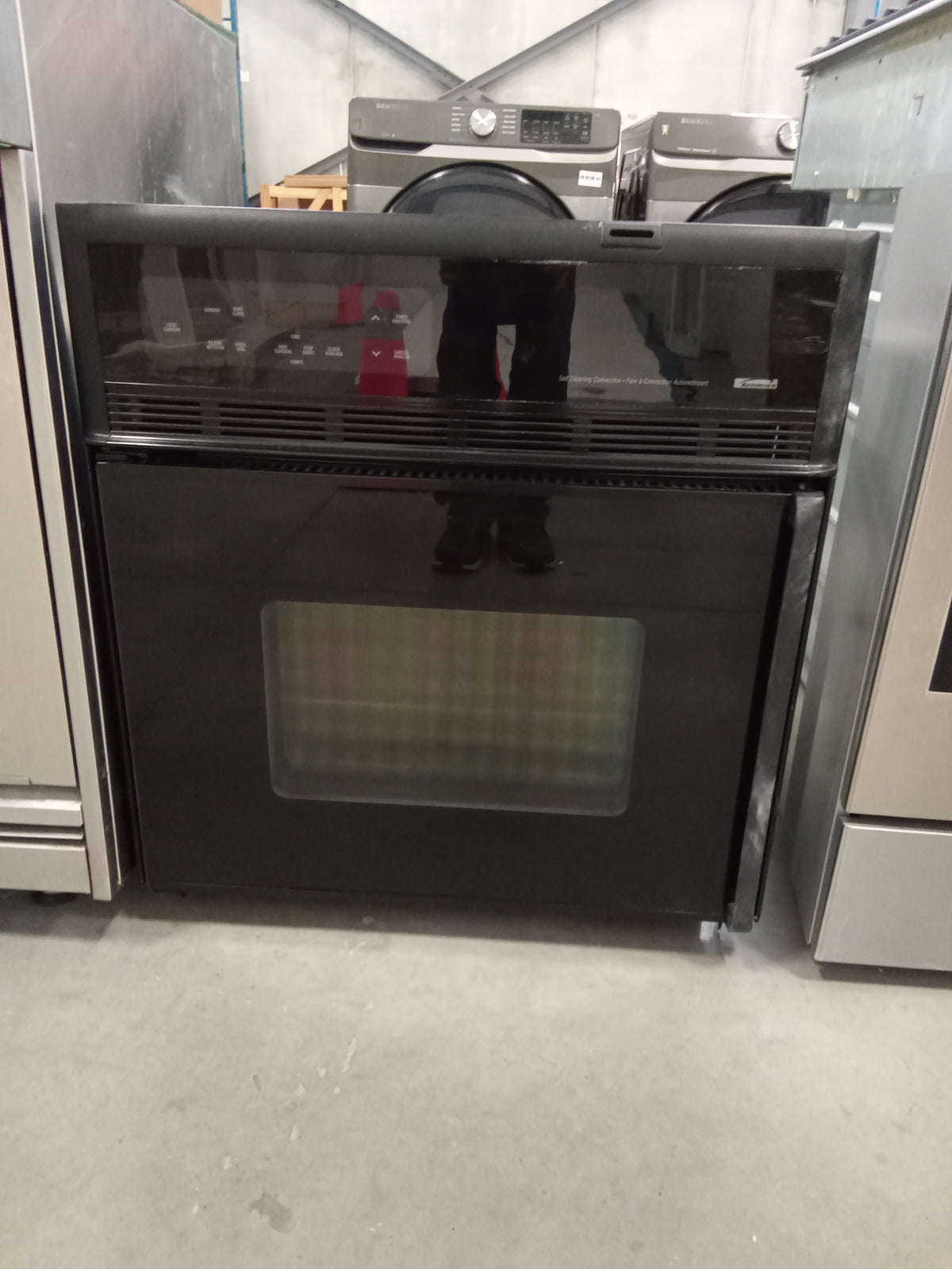 27"W Built-In Oven in Black