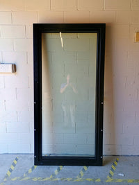 42 W x 86 H-inch Front Door with a Balcony Glass(#6)