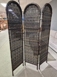 Rattan-Look Privacy Screen