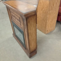 38.5"W Corner Fireplace and Mantle - Electric