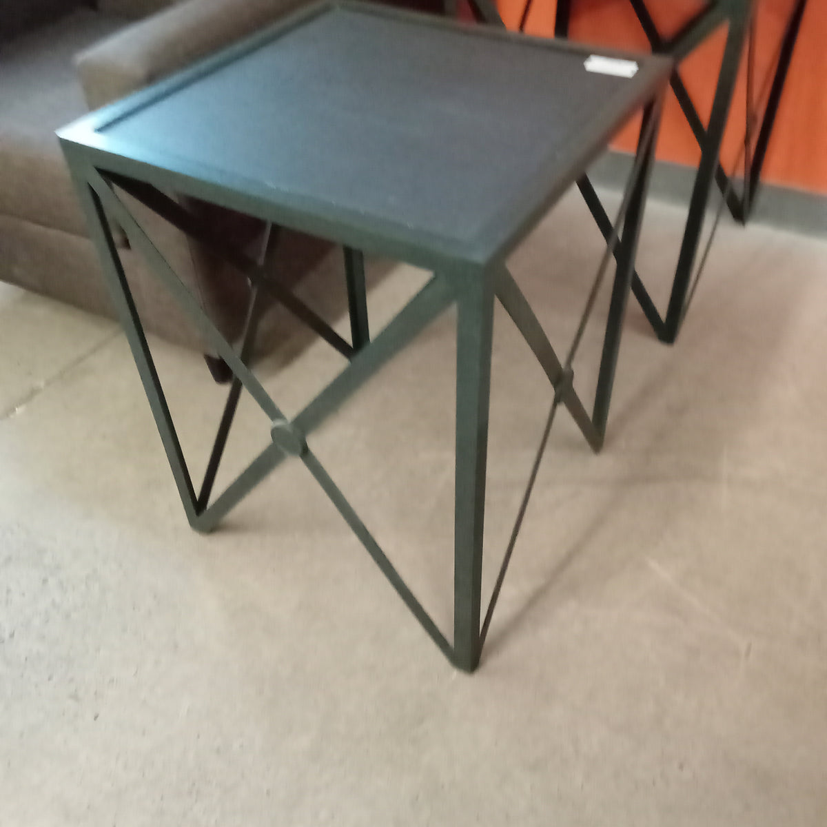 20"W Metal Side Table