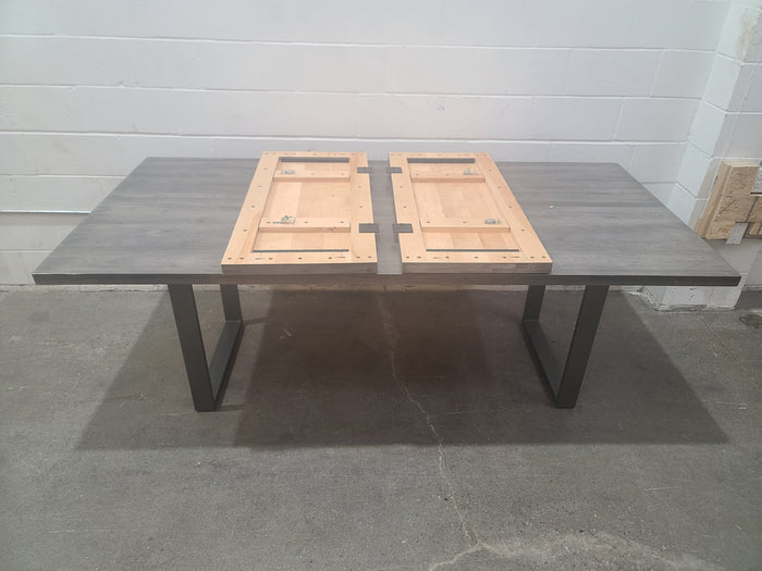 120" W x 40" D Rectangular Solid Wood Table