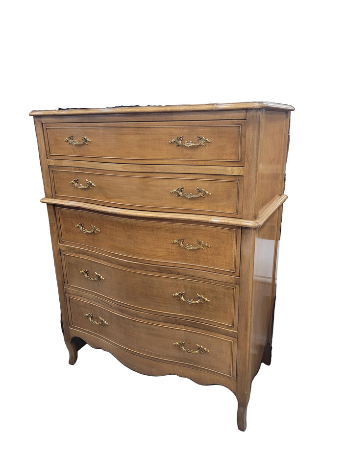 Tall French Provincial Chest Of Drawers