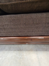 Brown Antique-Style Loveseat