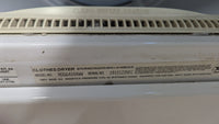 27"W White Maytag Dryer