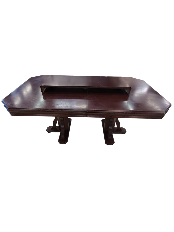 Mahogany Dining Table w/ Leaf