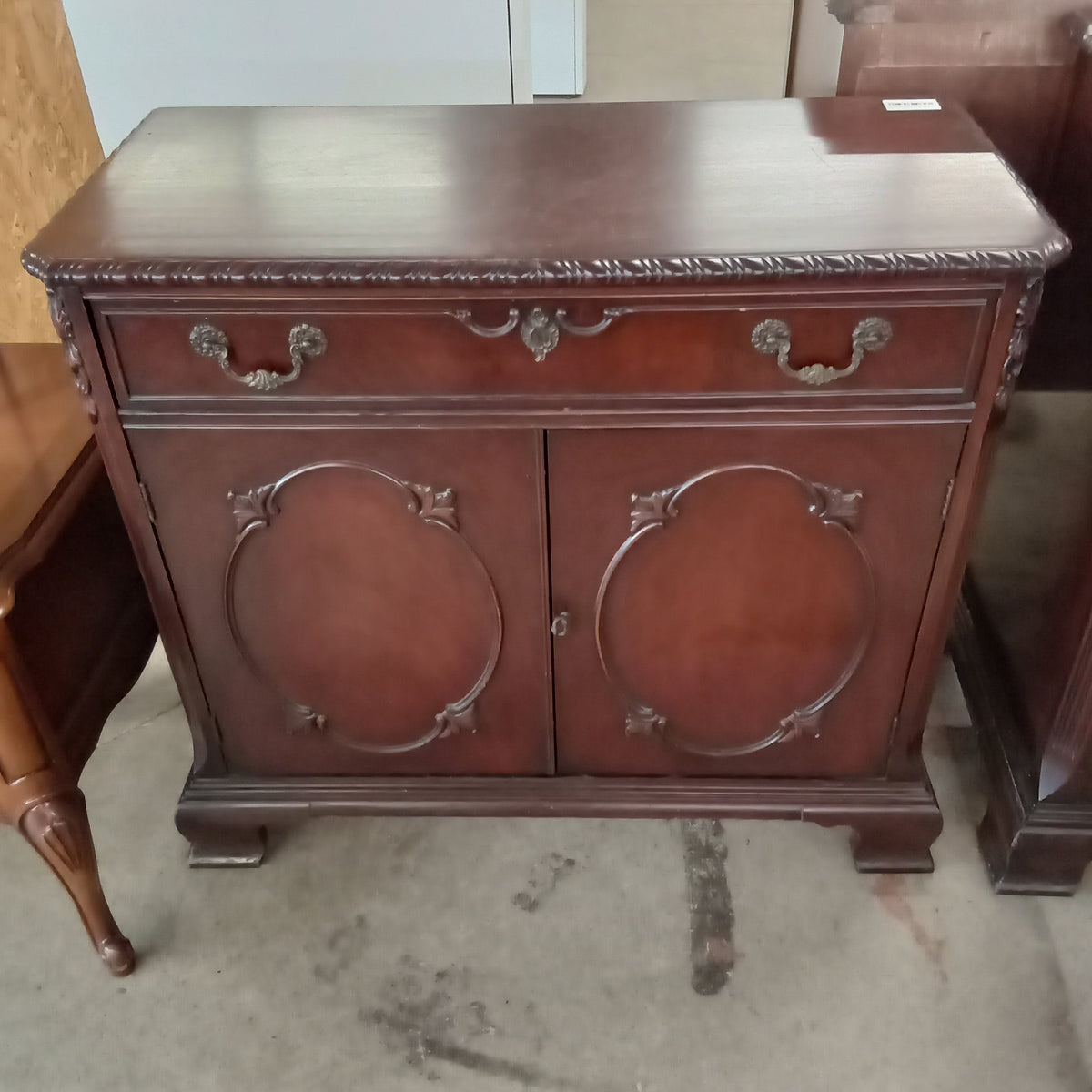 36"W Solid Wood Credenza