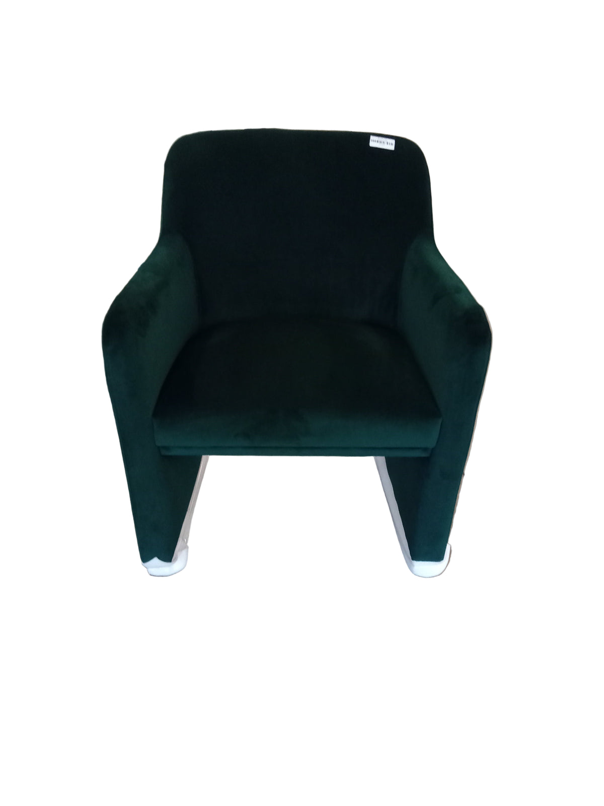 25.5"W Green Velvet Brand New Chair