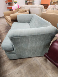 Light Blue Loveseat with Matching Cushions