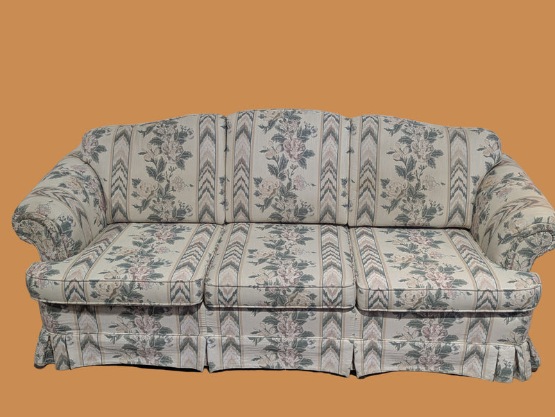 Chesterfield Floral 3-Seat Sofa