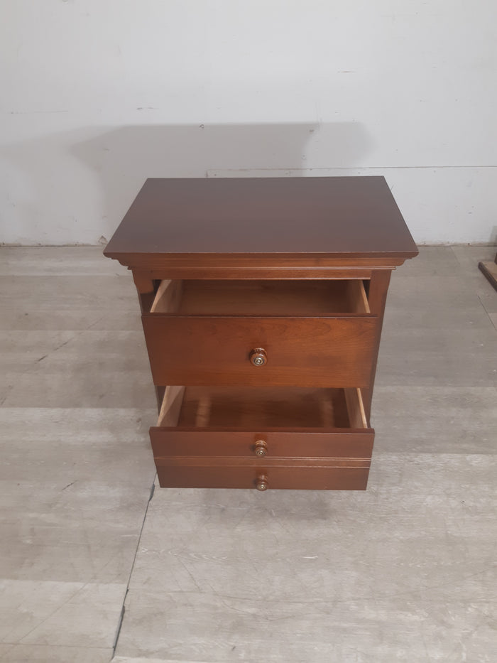 2 Drawer Solid Wood Nighstand
