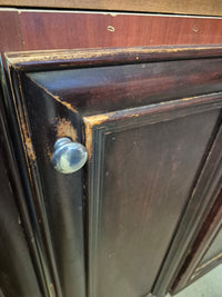 Dark Brown Kitchen Cabinet Set