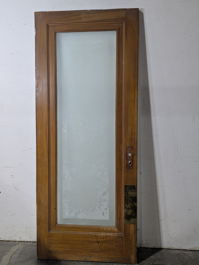 32"W x 77.5"H Wood/Glass Interior Door