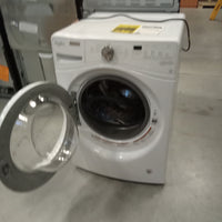 27"W Front Load Washing Machine in While
