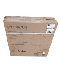 Cirque Round Metal Medicine Cabinet