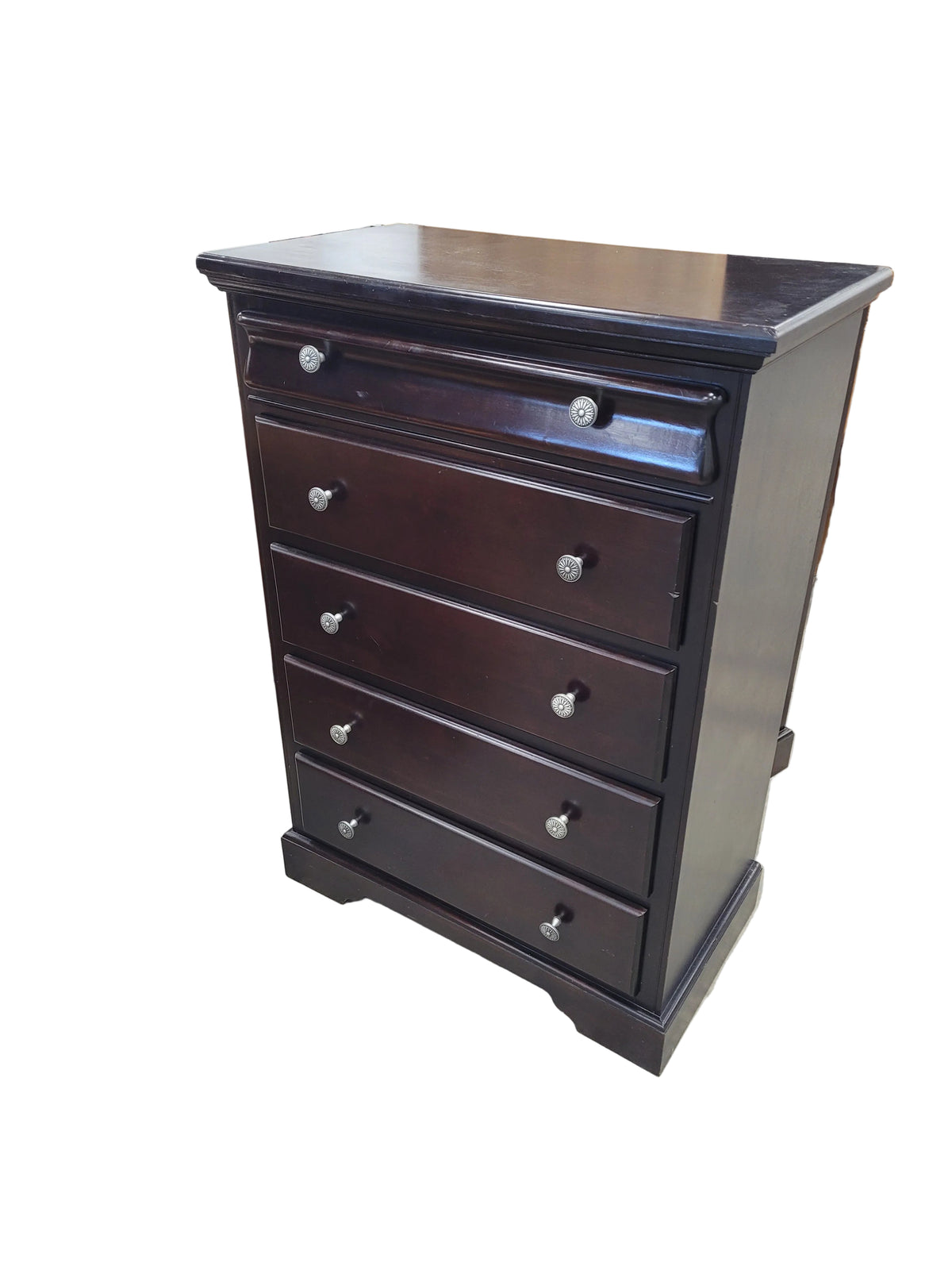 Dark Espresso-Finished Chest Of Drawers