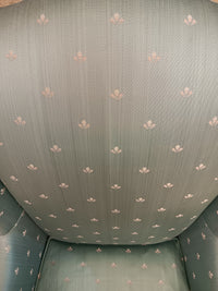 Vintage Damask Wingback Accent Chair