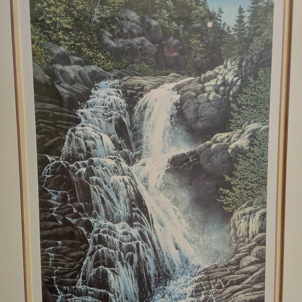 20"W Waterfall Limited Edition Artwork of Alice Reed