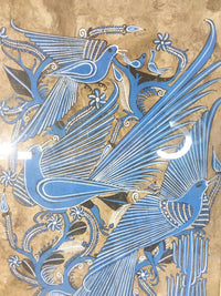 Blue Birds Framed Print