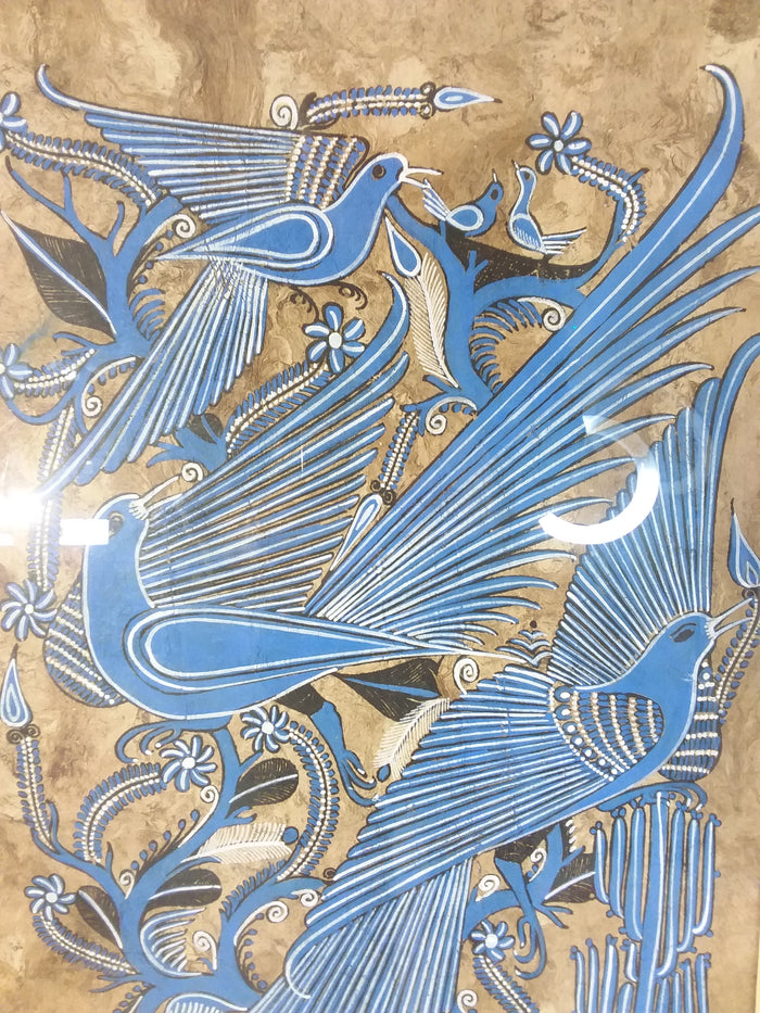 Blue Birds Framed Print