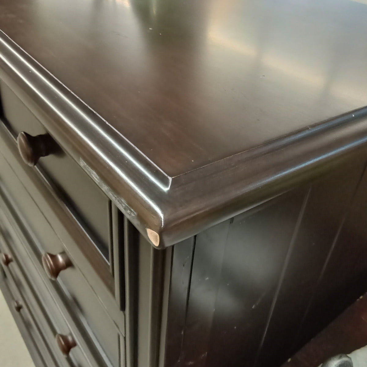 42"W 5-Drawer Tall Boy Dresser