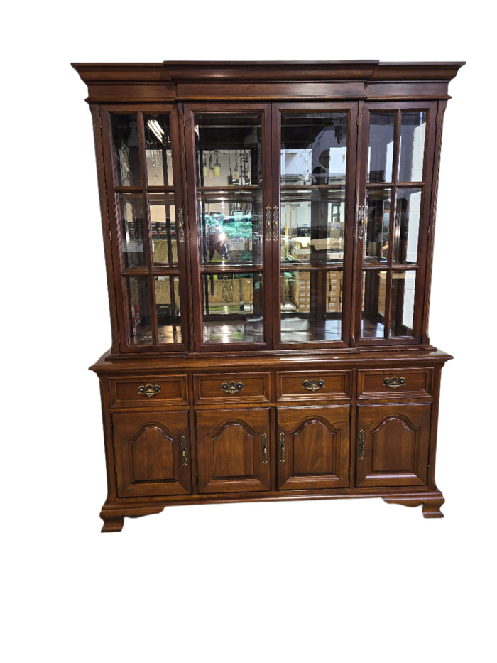 Gibbard Cherry Wood China Cabinet