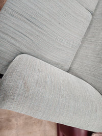 Light Blue Loveseat with Matching Cushions