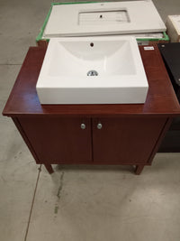 31.5"W Vanity with Countertop Sink