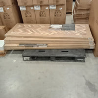 72"W Chevron Acadia Wood Countertop